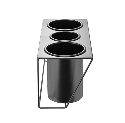 Hair Dryer Holder Hair Styling Product Care Tool Organizer Bath Supplies Accessories Tray Stand Storage Bathroom Steel Hair Dryer Holder(Black) MK470B - color: Black