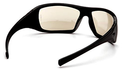 Pyramex Goliath Safety Eyewear Black Frame Clear Anti Fog Lens - color: Black Frame/Indoor/Outdoor Mirror Lens