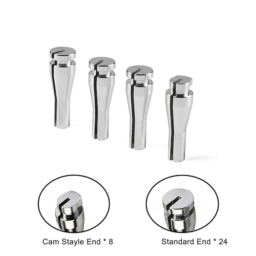 iFJF Door Handle Latch Cable Aluminum Repair Kit Latch Lock Cable Ends Replacement for F/E150 250 350 32 Sets