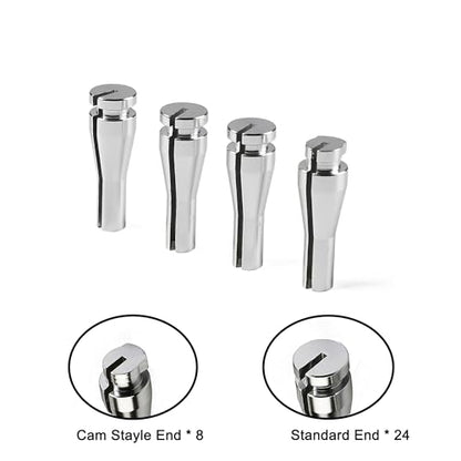 iFJF Door Handle Latch Cable Aluminum Repair Kit Latch Lock Cable Ends Replacement for F/E150 250 350 32 Sets