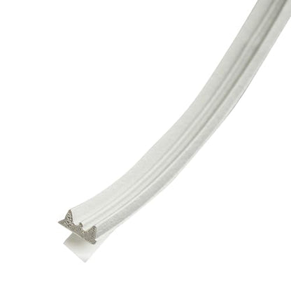 M-D Building Products 02618 1/8 in. x 3/8 in. x 17 ft. White Premium Rubber Window Seal for Ex-Small Gaps - color: White, size: 1/8 in. x 3/8 in.