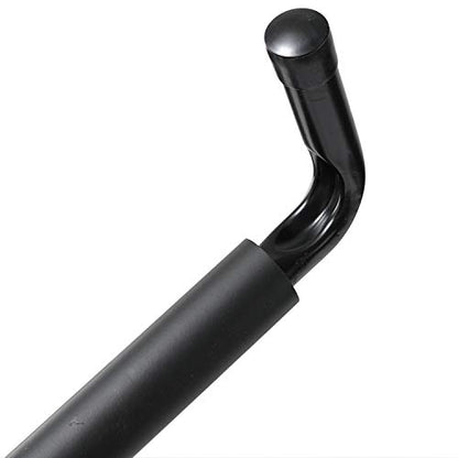 Ihomepark Overhead Garage Storage Hooks, Heavy Duty Ceiling Mounted Garage Utility Hanging Rack for Lumber Bike Tools, Black - size: 2 Pack
