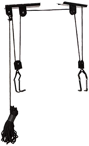 Bike Hanger - Overhead Hoist Pulley System with 100lb Capacity for Bicycles or Ladders - Secure Garage Ceiling Storage by Rad Sportz - size: 4-Pack