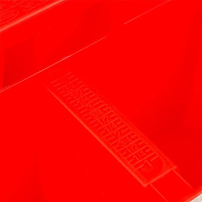 Bucket Boss - Super Stacker Small Parts Organizer, Bucket Organization (15054), Red