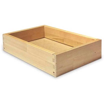 B&B HARDWARE Drawer Organizer – Customizable Pull-Out Storage for Pantry Cabinets – Drawer in UV-Lacquered Birch or Particleboard with Vinyl Wrap -