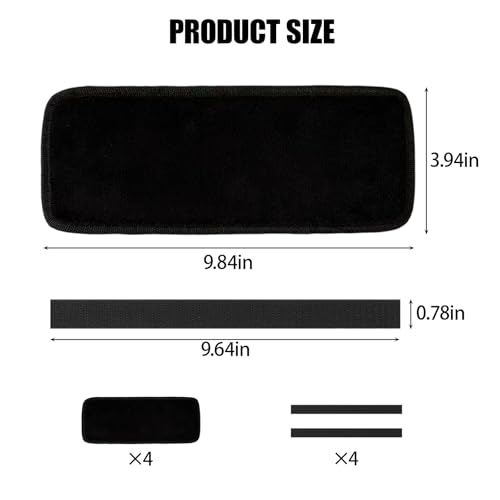 Bunk Bed Ladder Pads- Dual Fixing of Velcro and Straps, Perfect for Ladder for Bunk Bed, Loft Bed with Stairs, and RV Bunk Ladder. It is Soft, Comfortable, Non Slip, and Suitable for Safe Climbing.