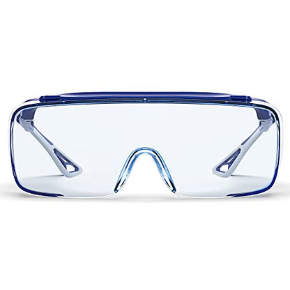 Safety Glasses Anti Fog Goggles Protective Eyewear Blue Light Blocking Anti Dust UV Protection Glasses For Men Women - color: Blue