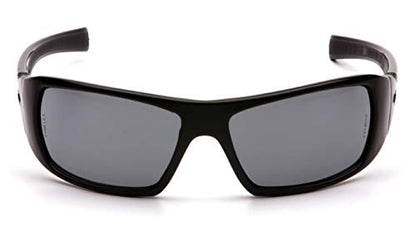 Pyramex Goliath Safety Eyewear Black Frame Clear Anti Fog Lens - color: Black Frame/Gray Lens