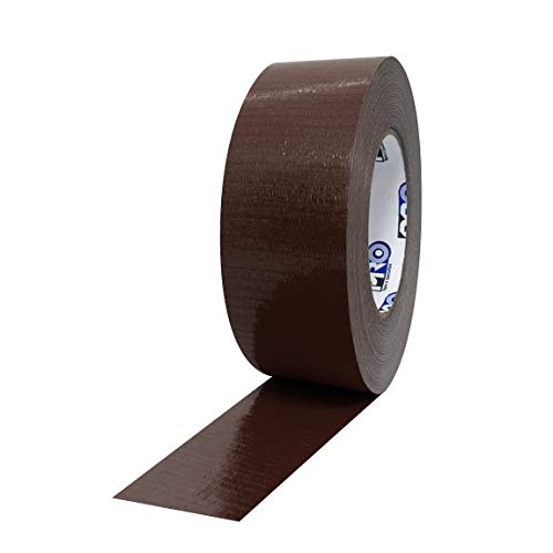 ProTapes Pro Duct 110 PE-Coated Cloth General Purpose Duct Tape, 60 yds Length x 2" Width, Brown (Pack of 1) - color: Brown, size: 2" x 60 yds