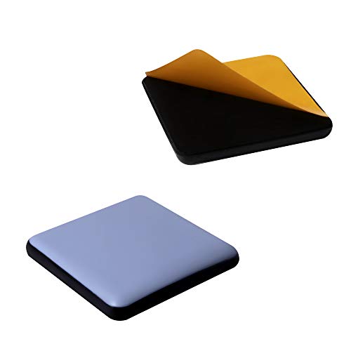 Furniture Sliders for Carpet and Hardwood Floors Adhesive PTFE (Teflon) Furniture Glides Sliders,Self-Stick Chair Sliders Pads (4, square50mm/ 1.97 inch) - size: square50mm
