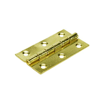 Antrader 2" Gold Folding Butt Hinges Mini Cabinet Hinges with Screws for Cabinet Drawers Jewelry Box, 12 Pack - color: Gold, size: 2" x 1.1", 12pcs