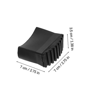 Artibetter 4pcs Non-Slip Rubber Ladder Feet Pads Durable Step Mat Covers for Home Use Easy Installation Floor Protection Compatible with Standard Ladders