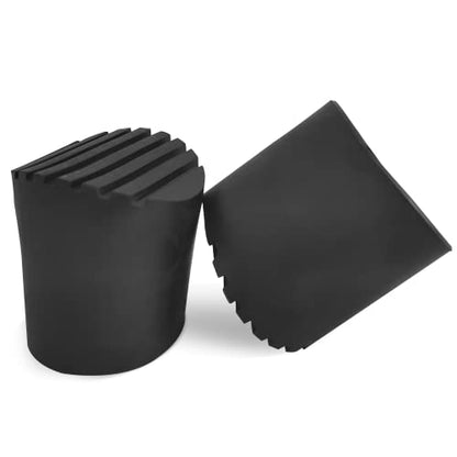 Telescoping Ladder Non Slip Feet Rubber Pads Extension Ladder Feet Cover Accessories Step Ladder Parts Boots Replacement Kit 2Pcs (64mm) - size: Feet Pads-64mm