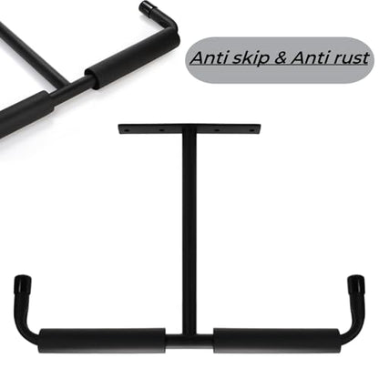 Tlence 4 Pack Overhead Garage Storage Hooks, 16.5" Heavy Duty Ceiling Mount Hangers, Double T-Bar Metal Ladder Ceiling Racks, Hanging for Bike, Pipe Lumber, Fishing Rod, Sports Equipment