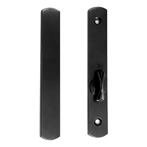 Sliding Door PGT Latch with Thumbturn, 4-1/2" Hole Spacing, Bronze Interior Replacement for Patio Door Lock Repair - color: Bronze