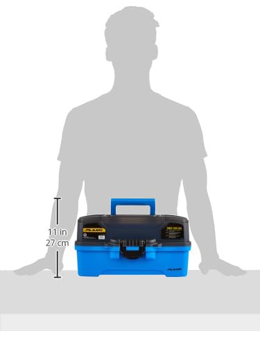 PLANO PLAMT6231 Fishing Equipment Tackle Bags & Boxes, Bright Blue/Black, One Size - color: Blue, style: Three-Tray