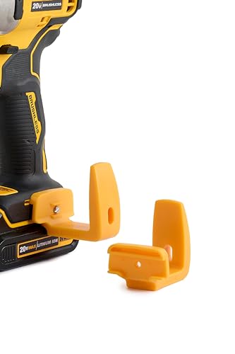 Caddy MEGA Hook - Wide Hooks for Impact Drill | Hang on 2x4, Tool Belt & Ladder - 2-Pack - style: Fits Dewalt