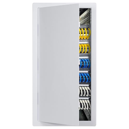 Access Plumbing Panel for Drywall Ceiling, 14x29 in Plastic Access Door, Wall Hole Cover Plate for Plumbing & Electrical & Wiring, White - color: White-1PC, size: 14x29 in