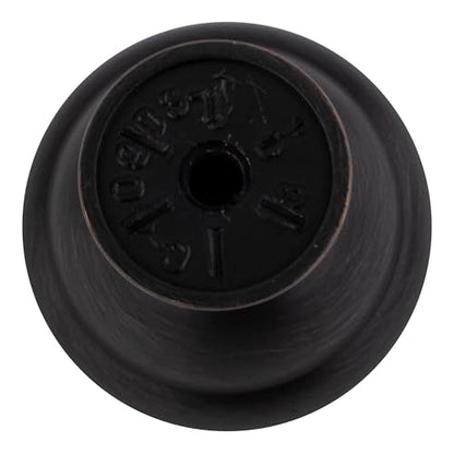 BRIXWELL BXR30904ORB-XCP10 Modern Transitional Round Cabinet Knob for Kitchen and Cabinet Hardware Oil Rubbed Bronze - Pack of 10