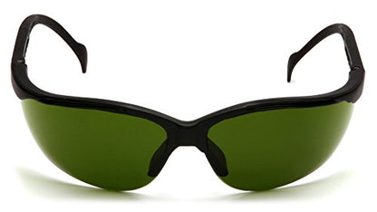 Pyramex Venture II Safety Eyewear, Indoor/Outdoor Mirror Anti-Fog Lens - color: Ir 3.0 Lens/ Black Frame