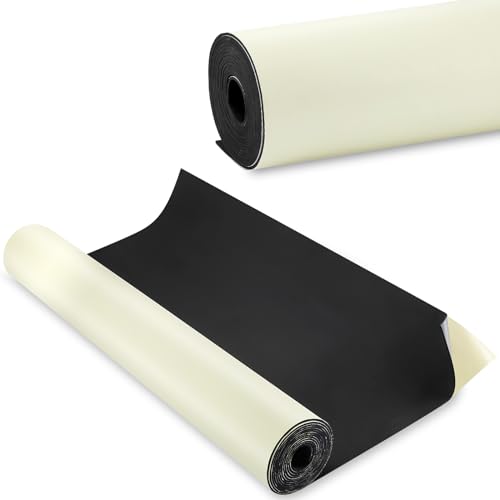 Vesici 1 Roll 23.5 x 100 Inch Work Bench Mat Self Adhesive Resistant PU Floor Runner Easy to Clean Workbench Mat Pad for Garage Workbench or Table Storage Tool Organization,Black - size: 100" x 23.6"