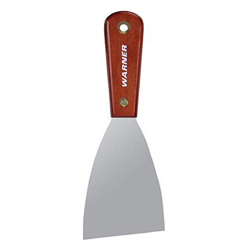 Warner 3" Full Flex Putty Knife, Carbon Steel Blade, Rosewood Series, 633 - size: 3 Inch, style: Full Flex