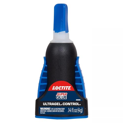 Loctite Super Glue Ultra Gel Control, Clear, 0.14 fl oz Bottle, 12 Pack - Superglue for Plastic, Wood, Metal, Crafts & Repair, Cyanoacrylate Adhesive Instant Glue, Quick Dry - size: 12 Pack, style: Ultra Gel Control