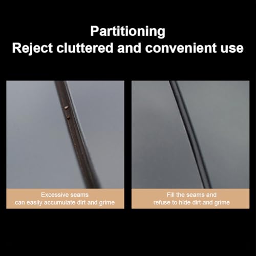 Sunroof Rubber Seal Strip Wind Noise Reduction Kit Anti-Dust Skylight Sealing Strip Lowering Silicone Seal Kit for Tesla Model Y, with Installation Tool (Black)