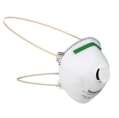 Honeywell NIOSH-Approved N95 Respirator Mask with Exhalation Valve for Airborne Particulates (RWS-54006)