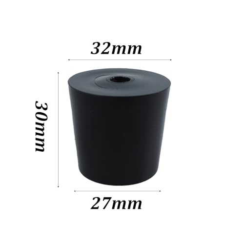 Rubber Cone-Shaped Machine Foot Shock-Absorbing pad, Instrument Chassis pad,Table and Chair Anti Slip Foot pad - size: 32*27*30