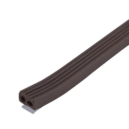 M-D Building Products 63644 5/16 in. x 19/32 in. x 10 ft. Brown Premium Rubber Window Seal for Large Gaps - color: Brown, size: 5/16 in. x 19/32 in.