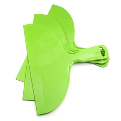 Utoolmart Putty Scraper 10" Plastic Flexible Putty Knives Spreader for Taping Drywall Wall Painting Green 3Pcs - size: 10 inch