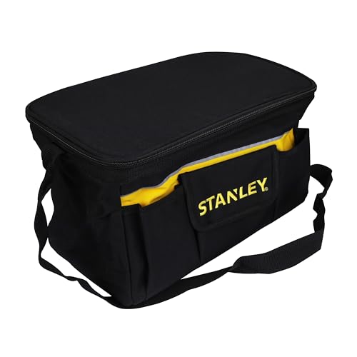Stanley STST1-73615 Tool Bag with Belt, Black/Yellow