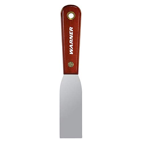 Warner Manufacturing 1-1/2" Full Flex Putty Knife, Carbon Steel Blade, Rosewood Series, 627 - size: 1 Count (Pack of 1), style: Full Flex