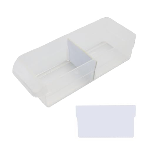 (32-Pack) Small Drawer Dividers compatible with Craft Cabinet and Hardware Storage Organizers, (Dividers Only) Made of High-Strength Fiberglass, Easy to Label - style: Width Dividers (Pack of 32)