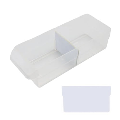 (64-Pack Small Drawer Dividers compatible with Craft Cabinet and Hardware Storage Organizers, (Dividers Only), Made of High-Strength Fiberglass, Easy to Label - style: Width Dividers (Pack of 64)