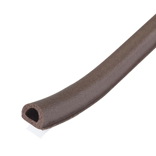 M-D Building Products 63602 1/4 in. x 5/16 in. x 17 ft. Brown Premium Rubber Window Seal for Medium Gaps - color: Brown, size: 1/4 in. x 5/16 in.