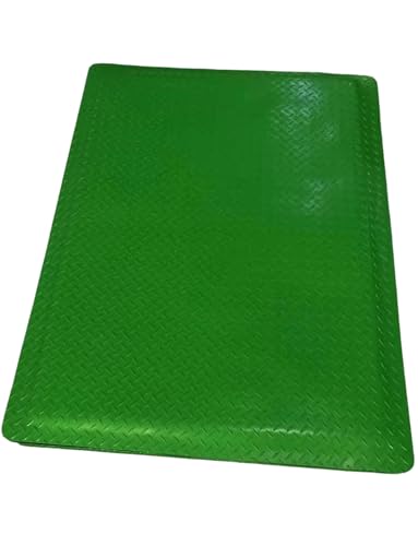 20Mm Anti-Static Conductive Rubber Anti-Fatigue Mat - Thick Standing Pad for Garage Warehouse Workbench-Green-23.6x47.2in/60x120cm - color: Green