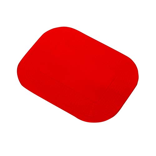 Dycem Non Slip Rectangular Pad,10"X14", Red