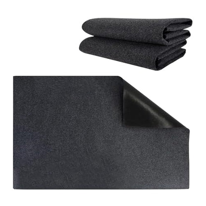 Car Garage Floor Mat, Absorbent Oil & Water Resistant Flooring Carpet, 35" x 60" Cuttable Non-slip Protection Rug, Foldable Maintenance Mat for Cars Motorcycles (Dark Gray)