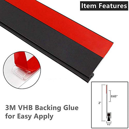 Metal Door Draft Stopper, 43.5 Inch Under Door Sweep Bottom Blocker Seal Strip, Aluminium Sweeps Anti Mouse Bite, Black - color: Black