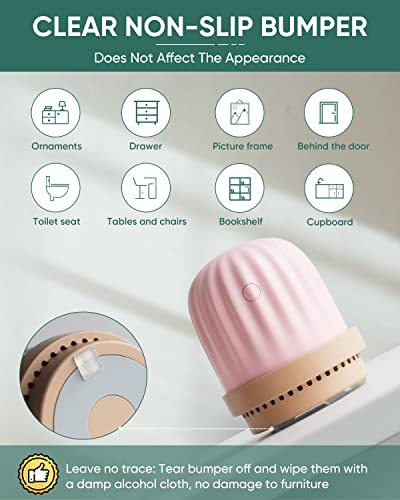 ONUEMP 107pcs Cabinet Door Bumpers Clear, Adhesive Rubber Feet Silicone, Sound Dampening Door Slam Stopper Non Slip Furniture Pads Wall Protector for Cutting Board, Drawers, Glass Cabinet - size: 107PCS