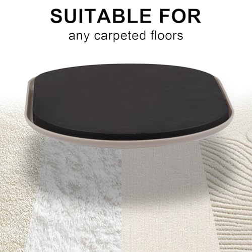 8PCS Furniture Sliders, 9-1/2" X 5-3/4" Large Furniture Movers Sliders, Reusable Sliders for Furniture on Carpet for Heavy Furniture, Furniture Moving Made Simple! - size: 9-1/2" X 5-3/4" (Beige)
