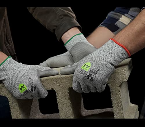 MAGID Griffin Gear ANSI A4 Liquid Repellent Nitrile Work Gloves , 24 Pairs, Size 5/2XS, GPD452 - color: Polyurethane Coating, size: 5/XXS, style: 24 Pair
