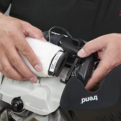 TREND Airshield Pro Full Air Circulating Face Shield w/Ear Defenders - Complete Face and Hearing Protection Pack, AIR/PRO/D2 - style: Mask & Ear Defenders