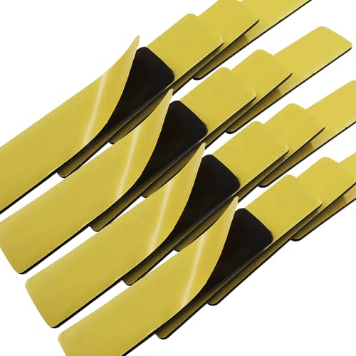 24Pcs 1 x 4 Inch Rectangular Adhesive Sliders,PTFE Chair Glides Floor Protectors Self-Stick Moving Pads,Furniture Pads for Hardwood Floors/Carpet - size: 1 x 4 Inch