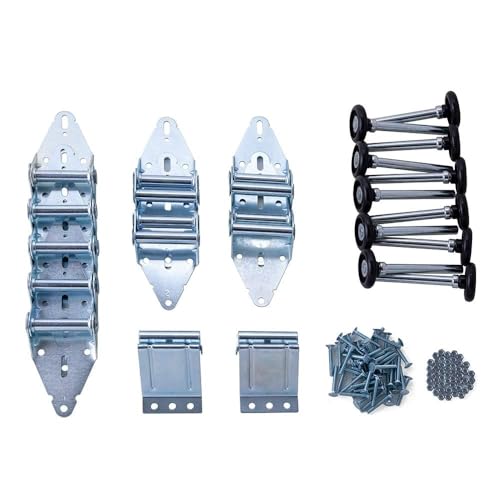 HOME MASTER HARDWARE Garage Door Hinge & Roller Tune Up Kit，Garage Door Hardware Kit for 8 x 7 Door