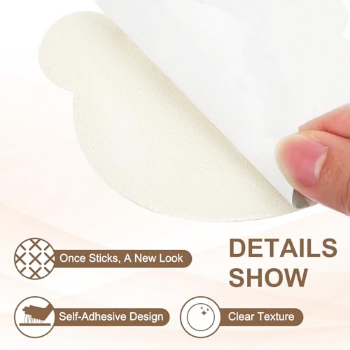 PATIKIL Leather Repair Patch, 2 Pcs 4 x 3.5 Inch Self-Adhesive Vinyl Patch Furniture Tape Repair Kit for Sofas Couches Stools Chairs Cabinets Bags, Clear White - color: Clear White