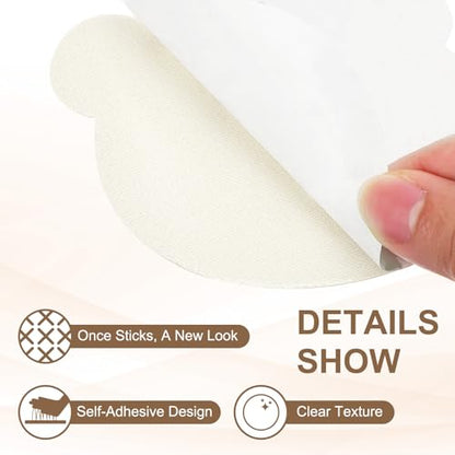 PATIKIL Leather Repair Patch, 2 Pcs 4 x 3.5 Inch Self-Adhesive Vinyl Patch Furniture Tape Repair Kit for Sofas Couches Stools Chairs Cabinets Bags, Clear White - color: Clear White