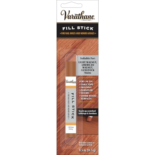 Varathane Wood Fill Stick, .5 oz, Light Walnut/American Walnut/Gunstock - color: Light Walnut/American Walnut/Gunstock